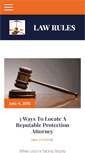 Mobile Screenshot of lawrules.us