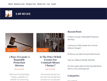 Tablet Screenshot of lawrules.us